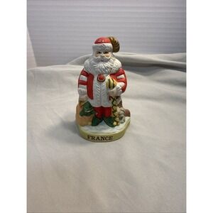 Vintage Santa's Of The Nations Porcelain Figurine 1991 4" France Rsvp, Int.
